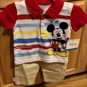 Boys Disney pant and shirt set